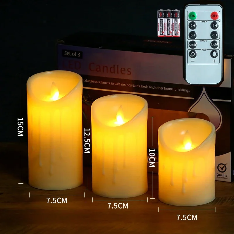 

Светодиодные свечи 3 шт.