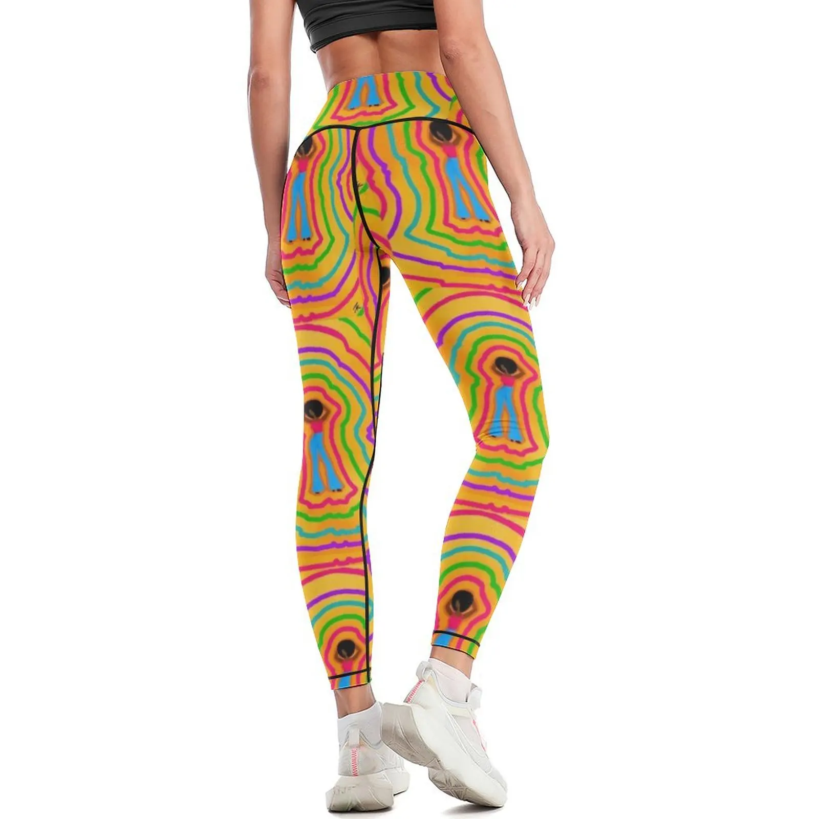 Женские Леггинсы пуш-ап со шлейфом |