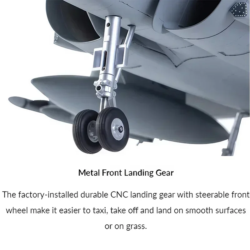 FMS Rafale 64 мм EDF RC Jet с рефлекторной системой V2 PNP Tiger Meet Trim Dassault Реплика истребителя