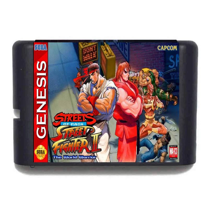 

MD SOR2 the World Warrior Air Combo Special Edition 16 Bit Game Card For Mega Drive Genesis