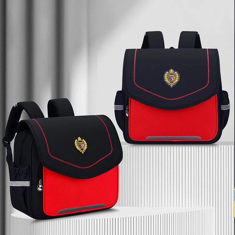 OYIXINGER 2022 Primary Schoolbag Boys And Girls Backpack Kindergarten Bag Wear-resistant Reduce Pressure Teenager Square Satchel