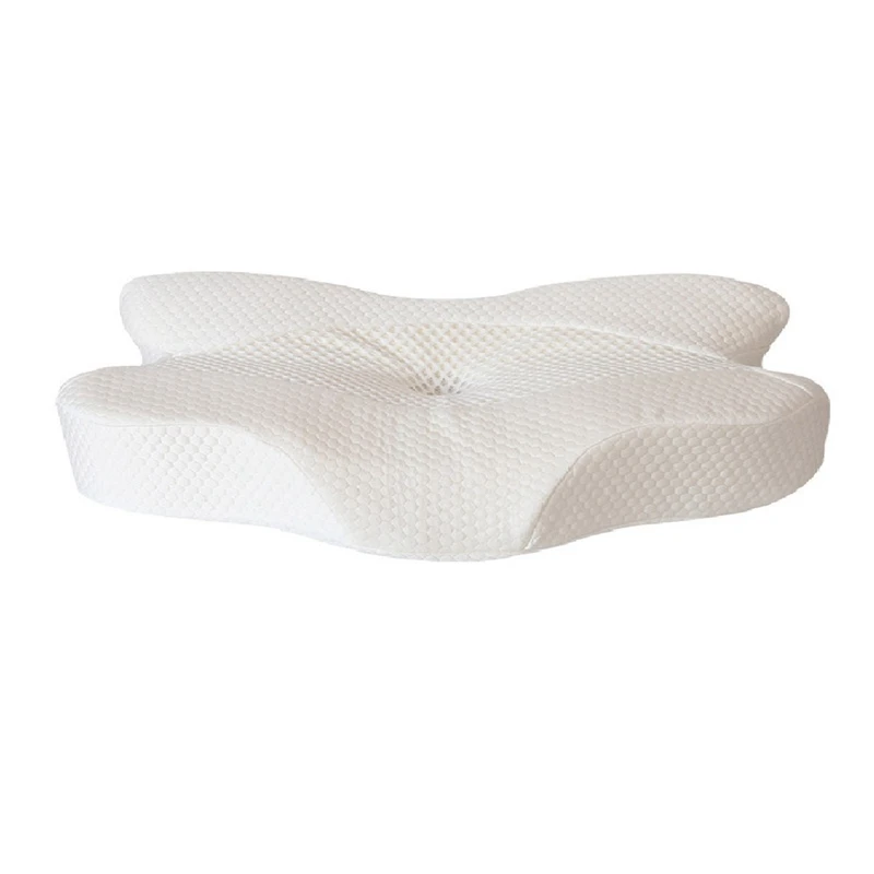 

Cervical Pillow For Neck Pain Relief Contour Support For Side Back Stomach Sleepers With Cooling Case