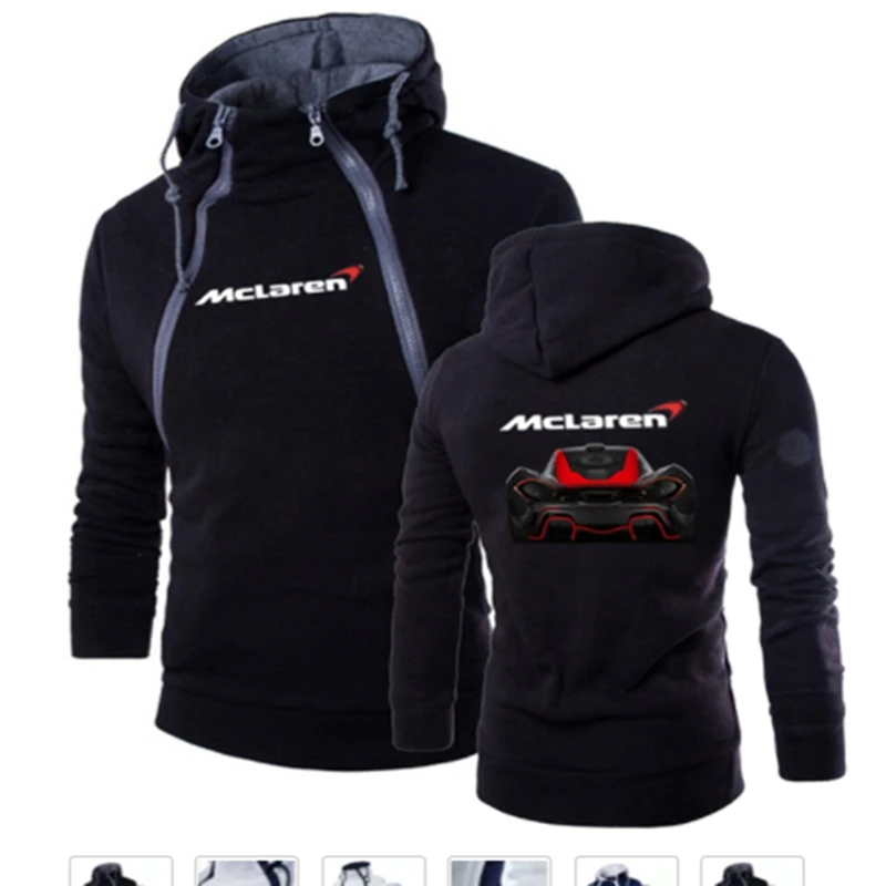 

Men spring autumn McLaren Logo Style Leisure Pullover Hoodie Hooded Sweatshirt Classic Tracksuit Warm Slim Customize Tops