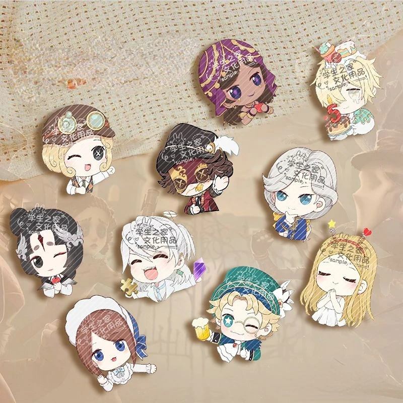 

Identity V Badges Pins Anime Norton Campbell Emma Woods Women Brooch Fashion Charms Figure Brooches for Bag Accessorie Gifts