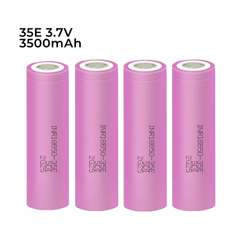 

20PCS Original INR18650 35E 3.7V 18650 3500mAh Lithium Rechargeable Battery 25A Discharge Electrical Tools Flashlight Battery