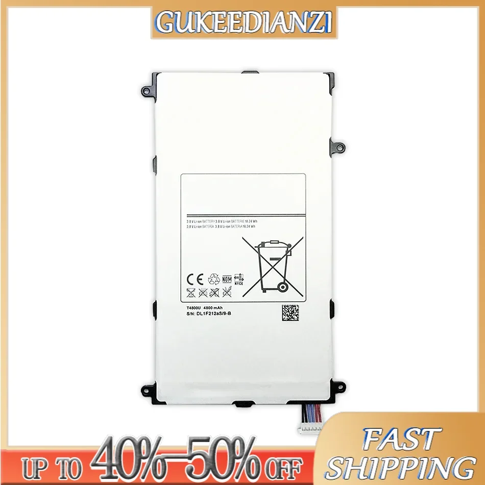 Сменный аккумулятор для планшета T4800E T4800C Samsung Galaxy Tab Pro 8 4 дюйма SM-T321 T325 T320 T321 4800 мАч