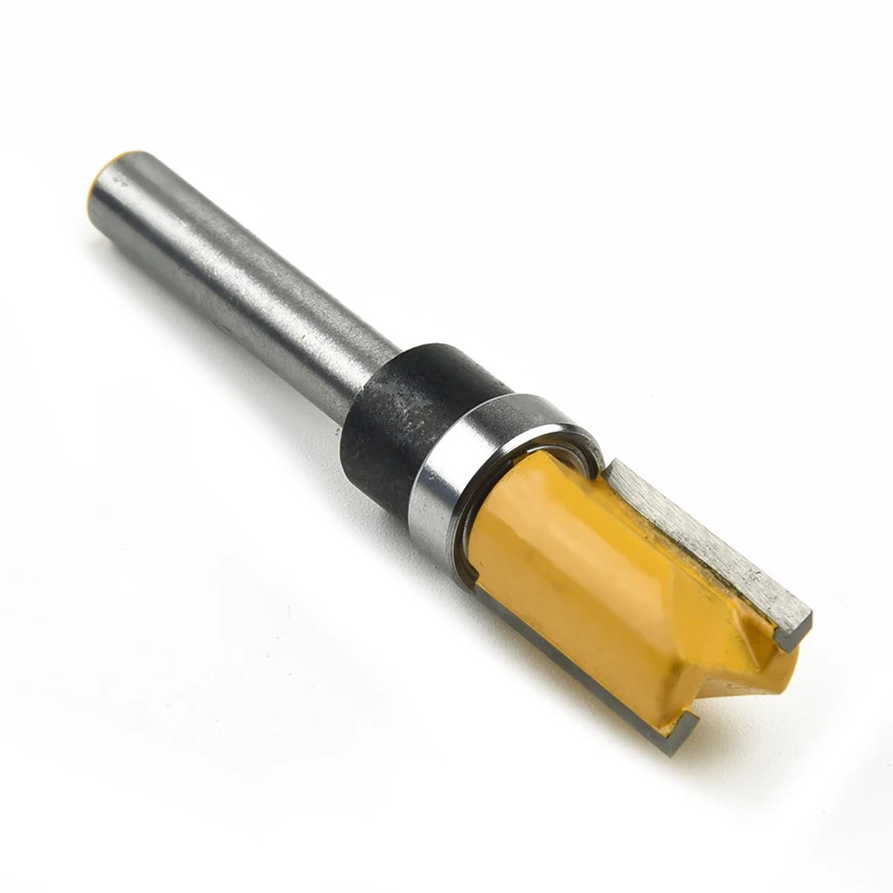 

4pcs 1/4" Shank Router Bit Template Cutter Straight Woodwork Wood Flush Trim Set Wood Milling Cutter Carpenter For Woodworking