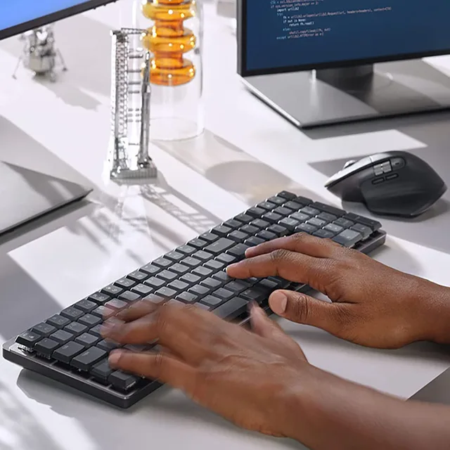 MX Mechanical Mechanical Wireless Bluetooth Keyboard with Logi Bolt USB Office Gaming Keyboard for Windows IOS Android 3