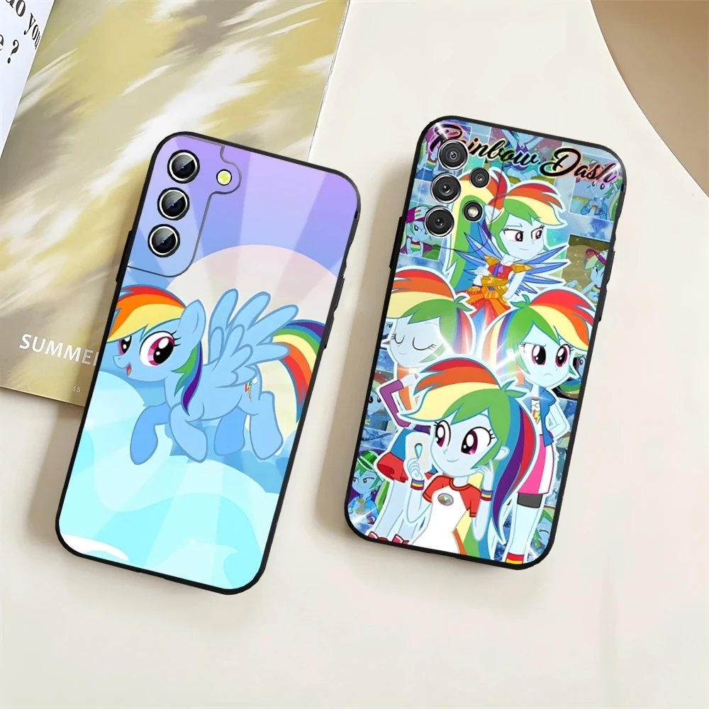 Чехол Rainbow Dash для телефона Samsung Galaxy S23 S24 S20 S21 S22 Ultra Fe Plus M54 A34 A54 A24 A52 A53