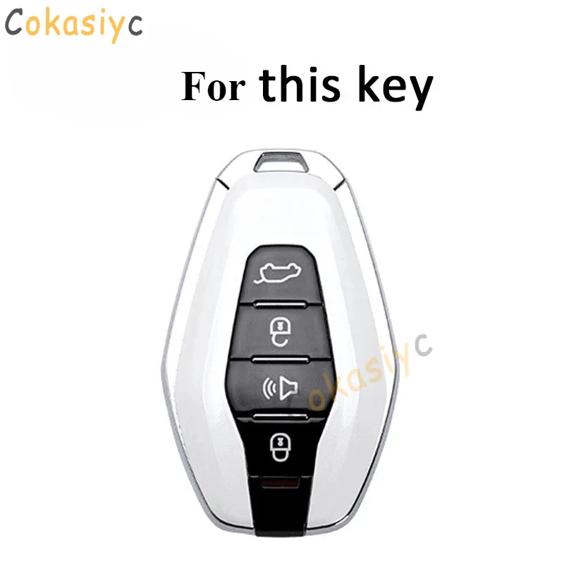 Кожаный чехол для автомобильных ключей из цинкового сплава чехол-держатель Chery