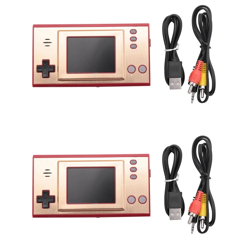 

2X портативные игровые плееры 2,5 дюйма ультратонкая портативная Ретро видеоконсоль с 620 классическими играми для детей AV выход