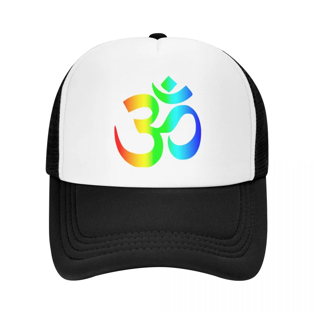 

Om Ohm Symbol Aum Trucker Hat for Men Women Adjustable Unisex Hinduism Buddhism Buddha Yoga Baseball Cap Summer Snapback Caps