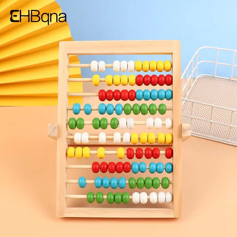 

En Abacus образовательные счетные подарки 10 рядов Abacus с 100 красочными бусинами для дошкольного малыша мальчиков
