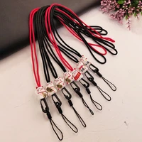mobile phone straps lucky cat lanyard phone wrist straps strap wrist rope hanging neck rope with key chain anti lost lanyard