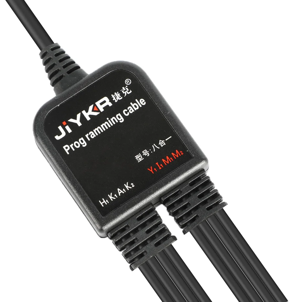 8 in 1 Computer USB Programming Cable for kenwood For baofeng motorola yaesu for icom Handy walkie talkie car radio CD Software