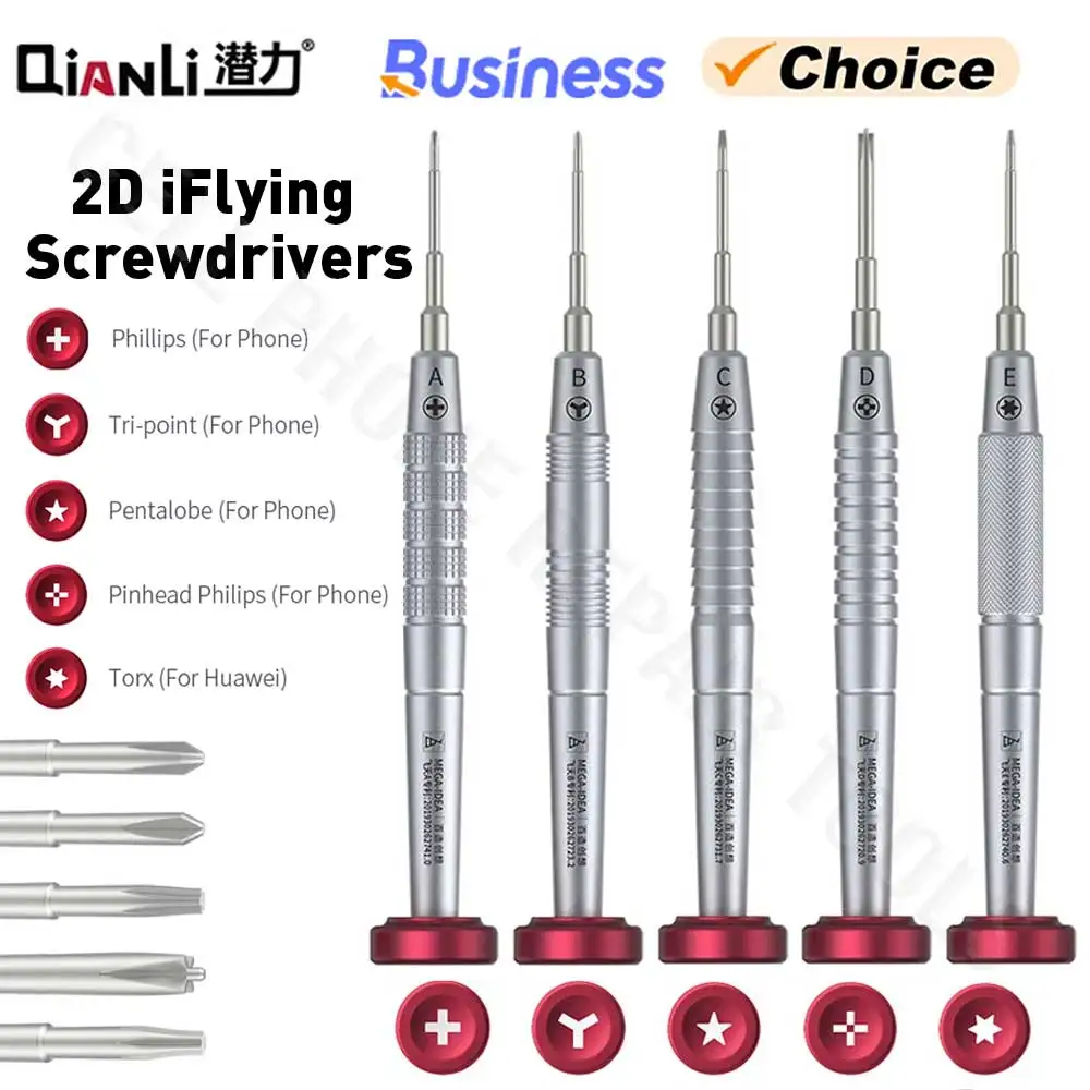 Прецизионная Нескользящая Антикоррозийная Отвертка Qianli Mega-idea 2d Iflying С Жк-экраном