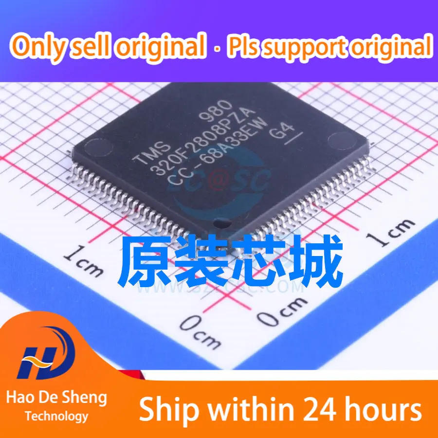 

10 шт./лот TMS320F2808PZA LQFP-100 новая Оригинальная фотография