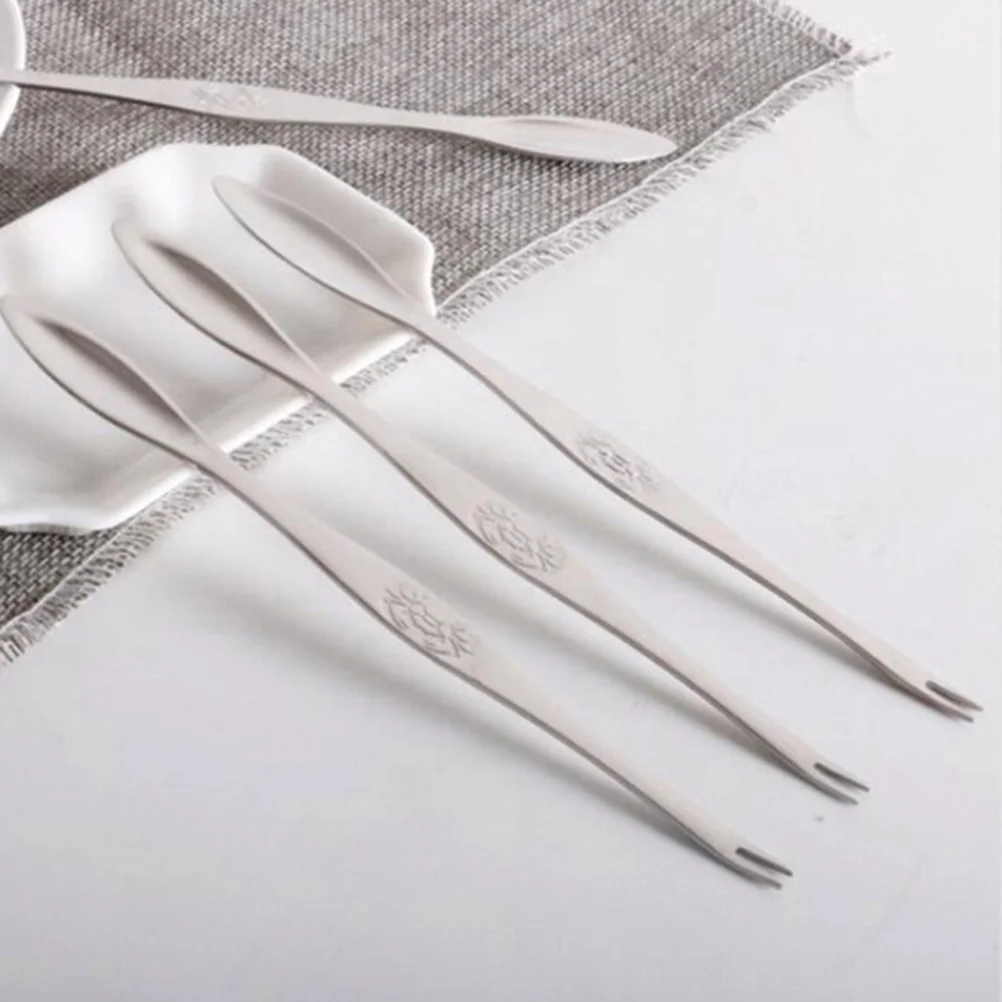 

Crab Seafood Forks Lobster Picks Tools Fork Steel Stainless Tool Eating Spoon Leg Nut Shellfish Set Pick Eatting Needle Utensils