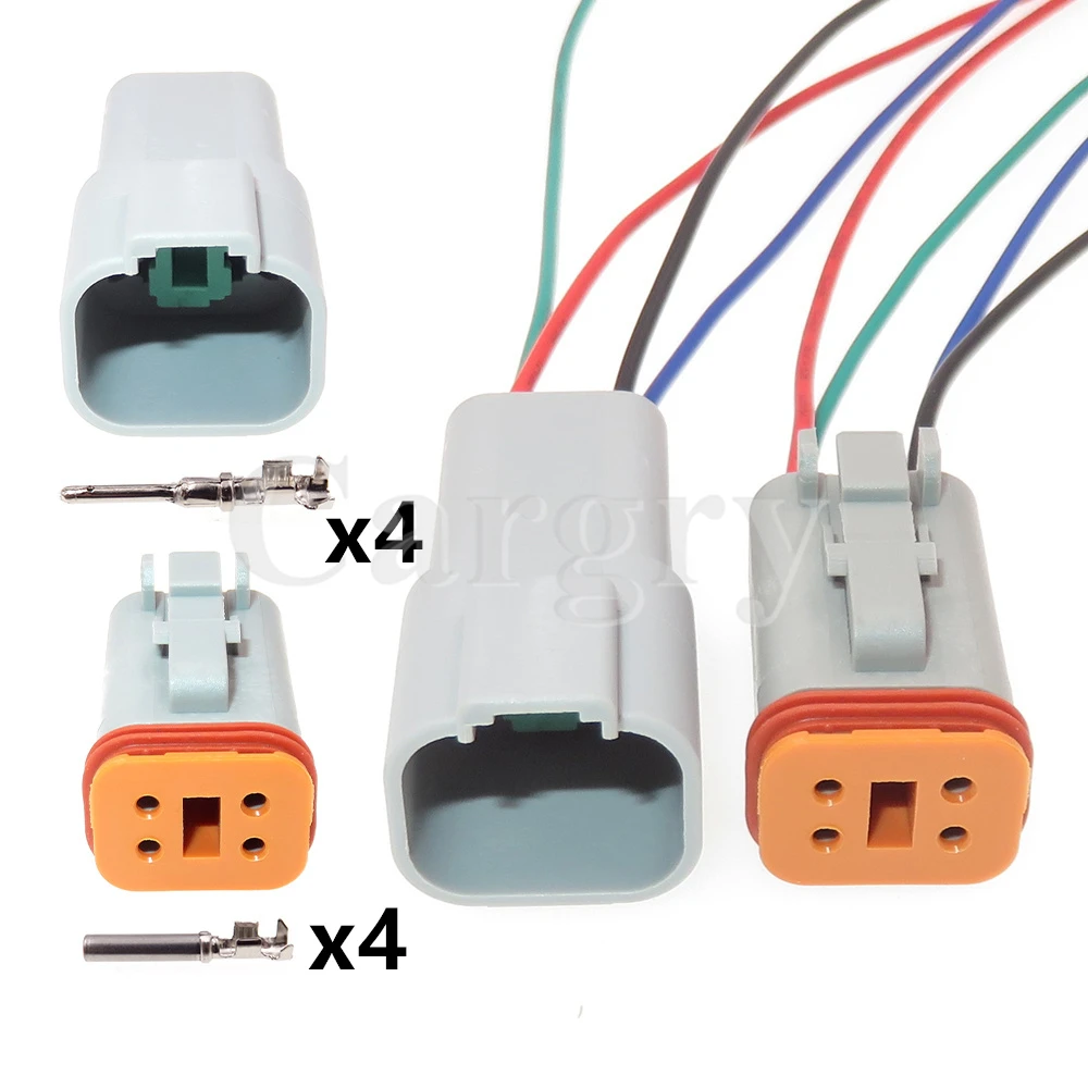 1 комплект, 4 шт., внешняя стандартная розетка для автомобиля