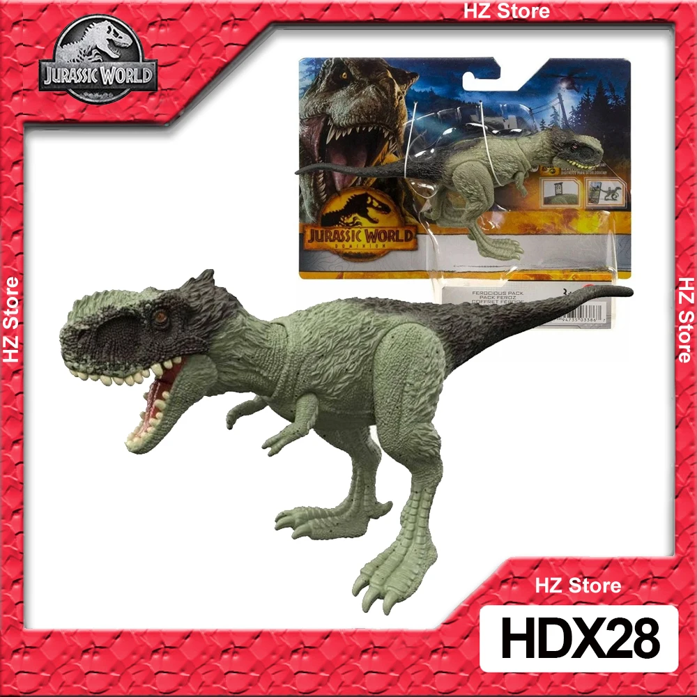 

Jurassic World Ferocious Pack Dinosaur Action Figure Rugops Primus 3 Year Olds & Up Toy for Kids Birthday Gift HDX28