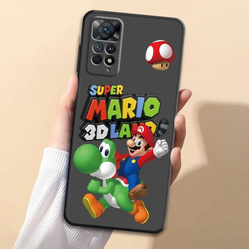 

Case Super Mario Cool For Xiaomi Redmi Note 8 9 10 11 12 4G 5G Pro 9S 10S 11T 10Pro NOTE11 8T 11s NOTE12