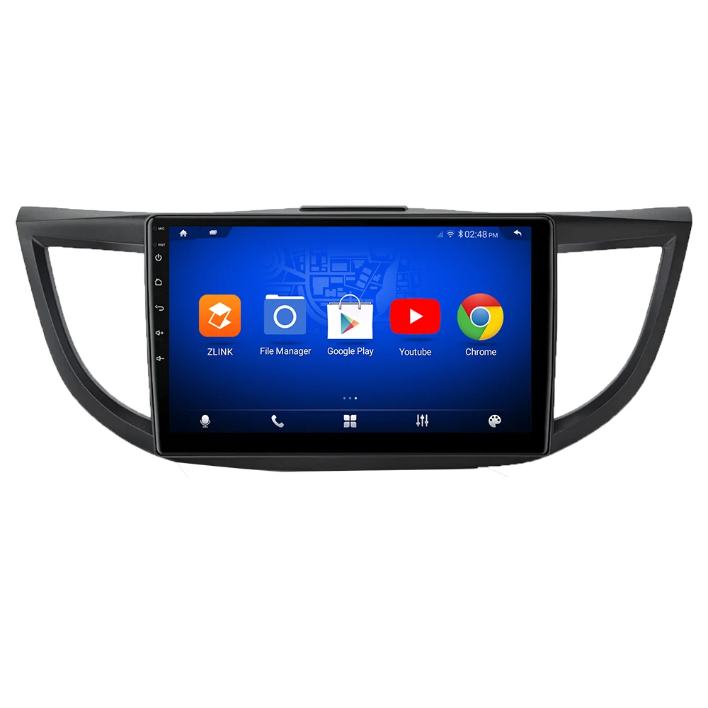 Hualingan Qualcomm665 Android 12 Car Radio for Honda CRV 2012-2016 10 Inch Touch Screen 1285G ROM Stereo with Carplay Auto