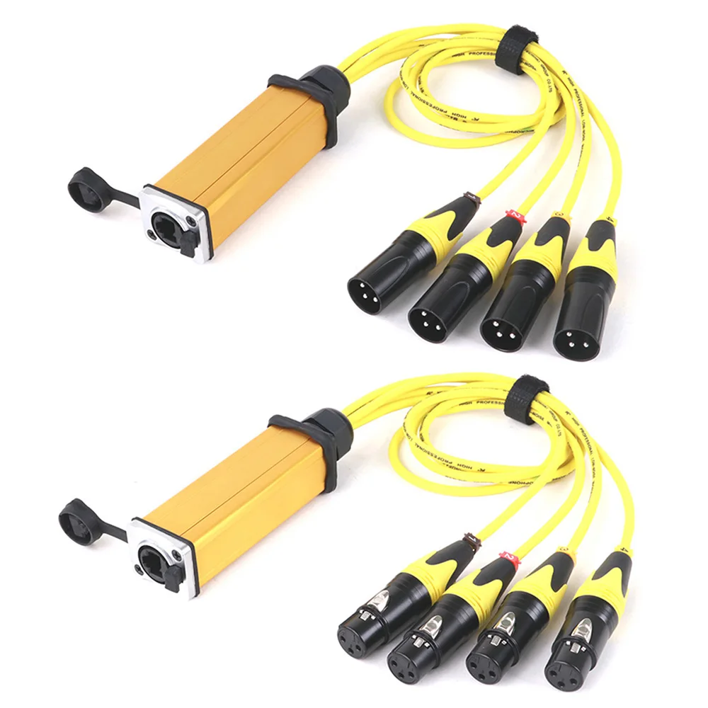 4-канальный 3-контактный аудиосетевой XLR-кабель для сценического звукового