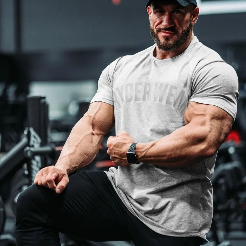 Футболка мужская оверсайз с коротким рукавом хлопковая Свободная рубашка