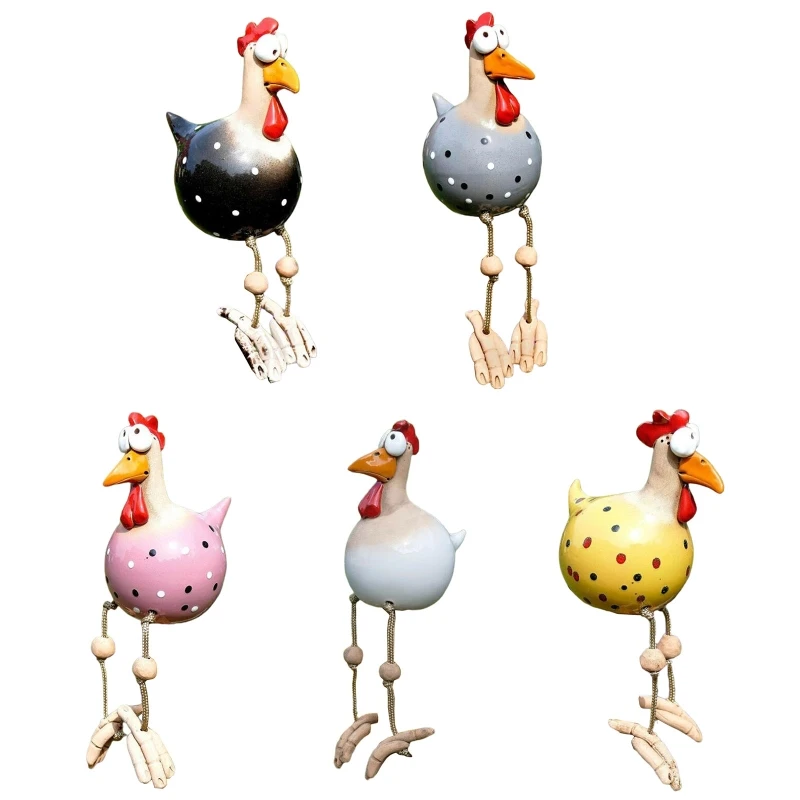 

Статуя Феи F3KA из смолы, подвеска для ног с большими глазами и куриными подвесками