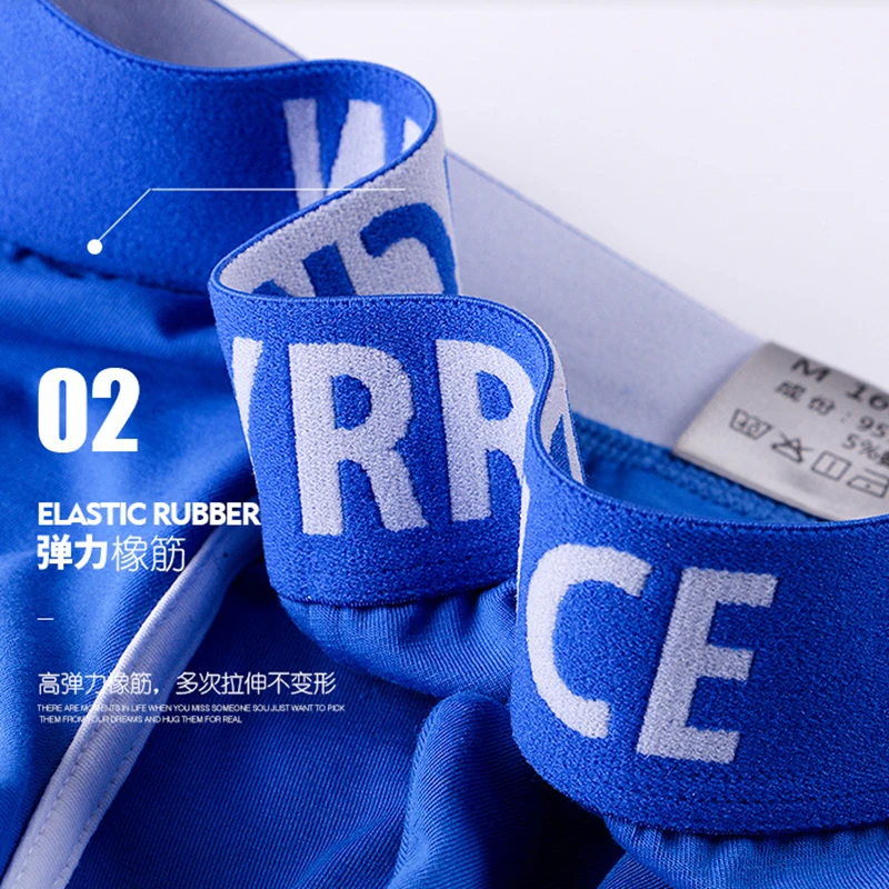 4pcs briefs underwear swimwear Men's underwear boxers pure cotton summer thin style breathable sports boxers head shorts