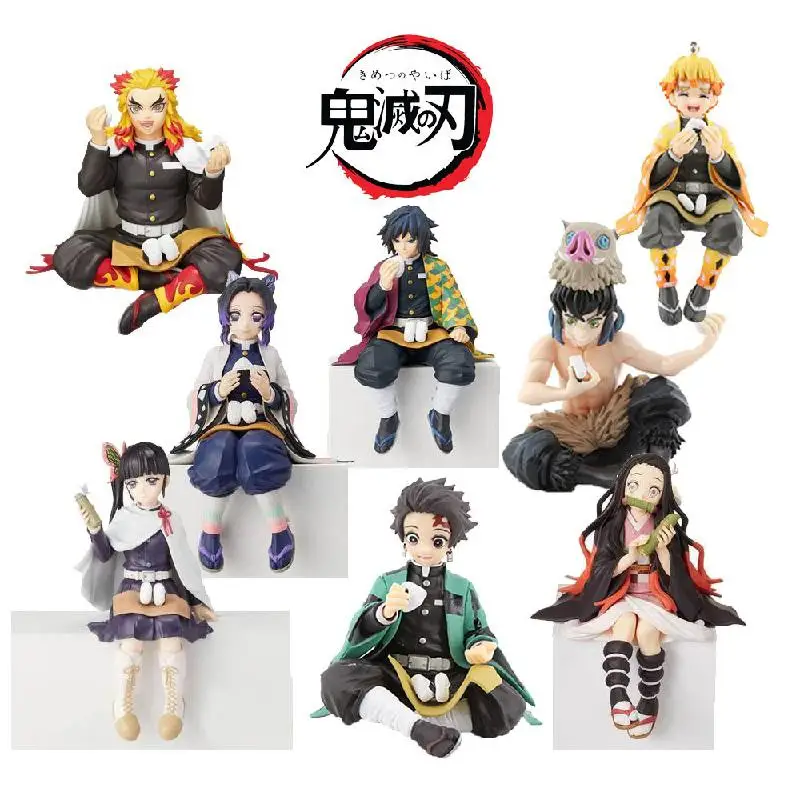 

Demon Slayer Anime Figure Kimetsu No Yaiba Tanjiro Nezuko Zenitsu Shinobu PVC Action Figurine Model Collection Doll Toy Gifts