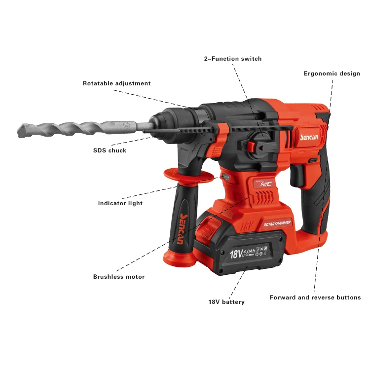 Перезаряжаемый литий-ионный аккумулятор SENCAN беспроводные электроинструменты