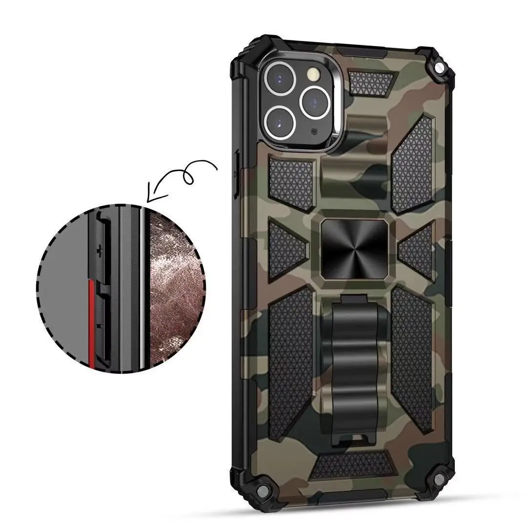 

Shockproof Case for iPhone 14 13 11 12 Pro Max XR X XS SE 2022 Car Magnetic Coque for iPhone 12 Mini 6 7 8 Plus Stand Back Cover
