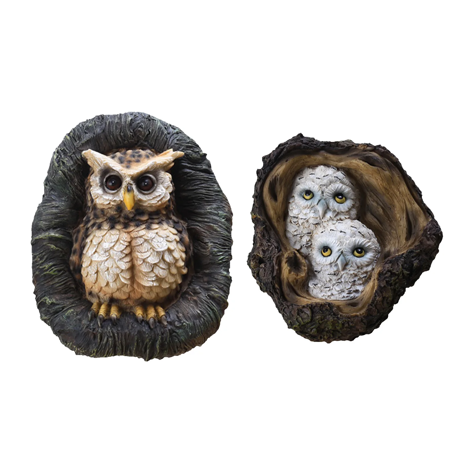 

Декоративная статуэтка совы для сада и двора, полимерная садовая Статуэтка для внутреннего двора, декоративное украшение для садоводства, ...