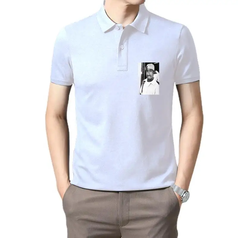 

Golf wear men Tupac White polo t shirt for men