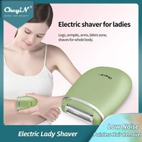 ckeyin quick charge lady shaver low noise body hair remover women epilator 3d head washable female razor for armpit leg bikini