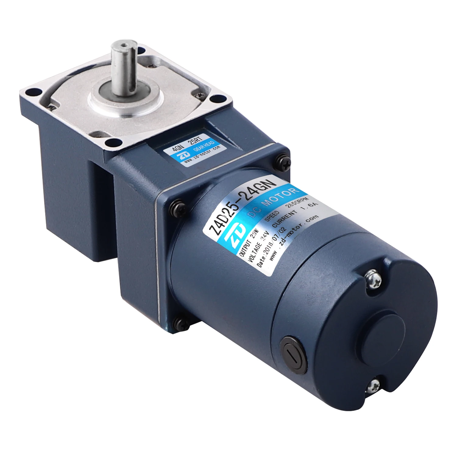 Рама 60 мм 25 Вт 24 В малошумящий однофазный мотор-редуктор постоянного тока Z4D25-24GN