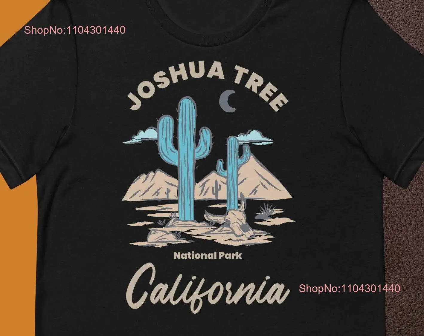 Футболка Joshua Tree National Park Majestic California Desert с длинными или короткими рукавами