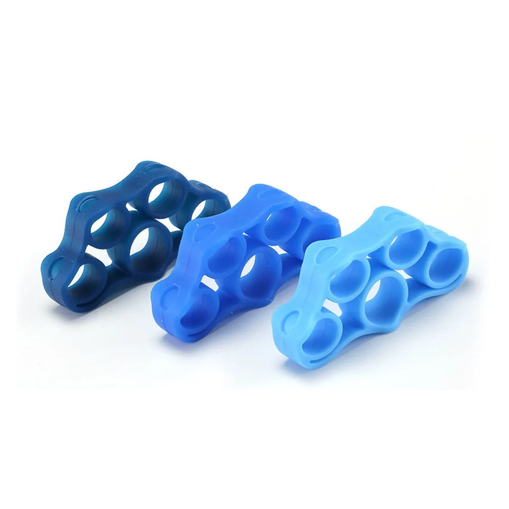 

2Pcs Finger Gripper Resistance Bands Finger Stretcher Silicone Hand Exerciser Grip Strength Wrist Trainer Fitness Equipment