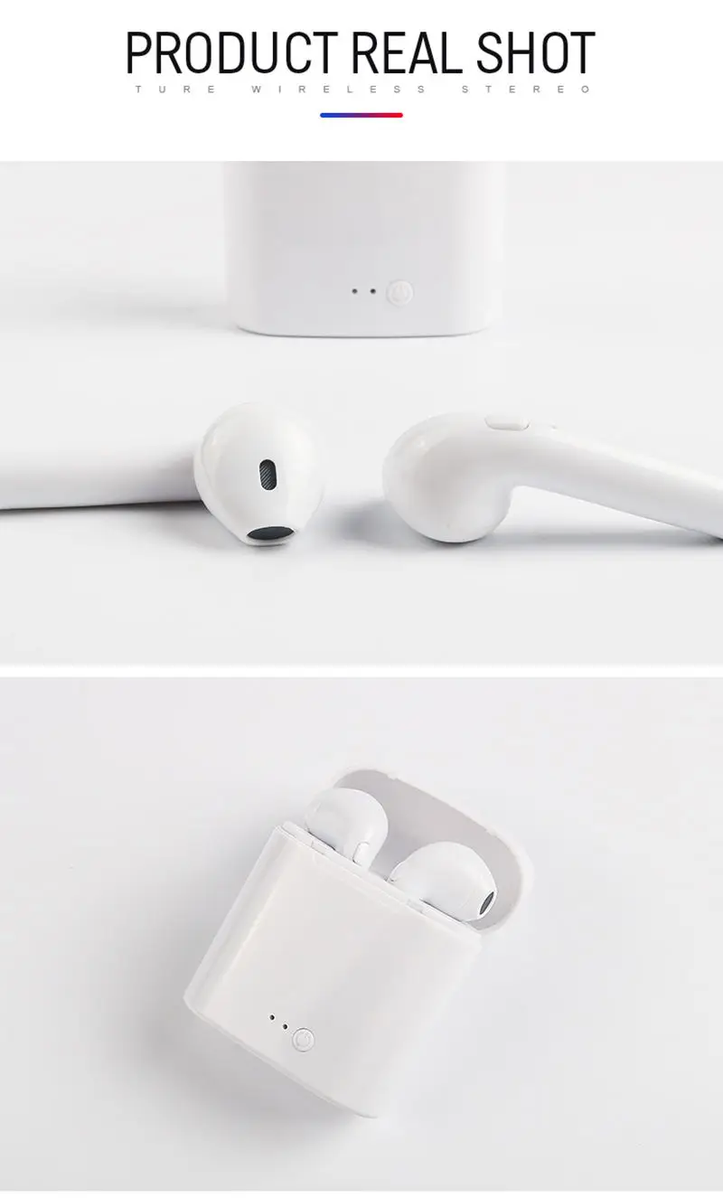 Оригинальные наушники Inpods I7s беспроводные Bluetooth-наушники для всех смартфонов