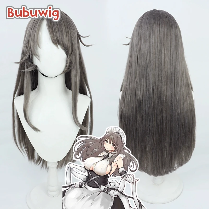 Bubuwig синтетические волосы Charybdis косплей парики Azur Lane 80 см женские длинные прямые