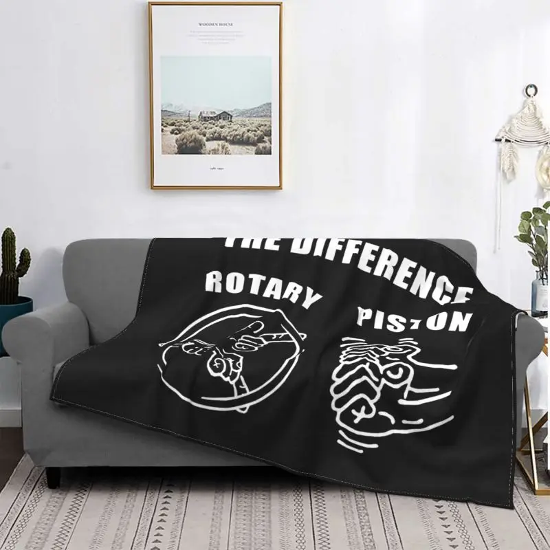 Одеяло Wankel Rotary Vs Piston для Mazda Rx7 Rx8 и т. Д. ворсистый новый стиль всесезонное одеяло