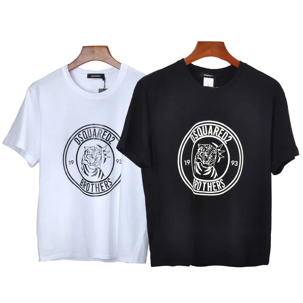 

2022 New Dsquared2 Men and Women Unisex Casual Fashion Trend Printing DSQ2 Short Sleeve Boyfriend Girlfriend Gift DSQ13