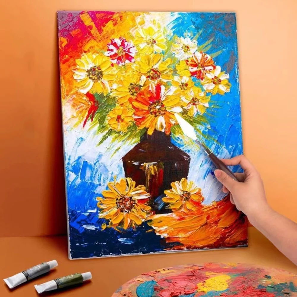 7 шт./компл. ножи для масляной живописи из нержавеющей стали художественные