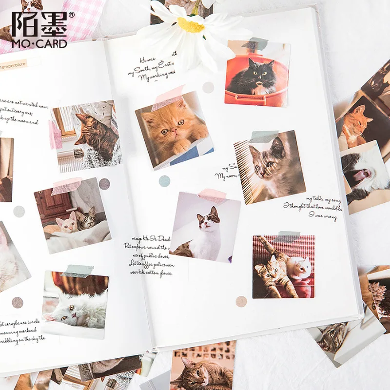 46 шт./кор. милые наклейки в виде кошек ежедневник украшение для скрапбукинга дома