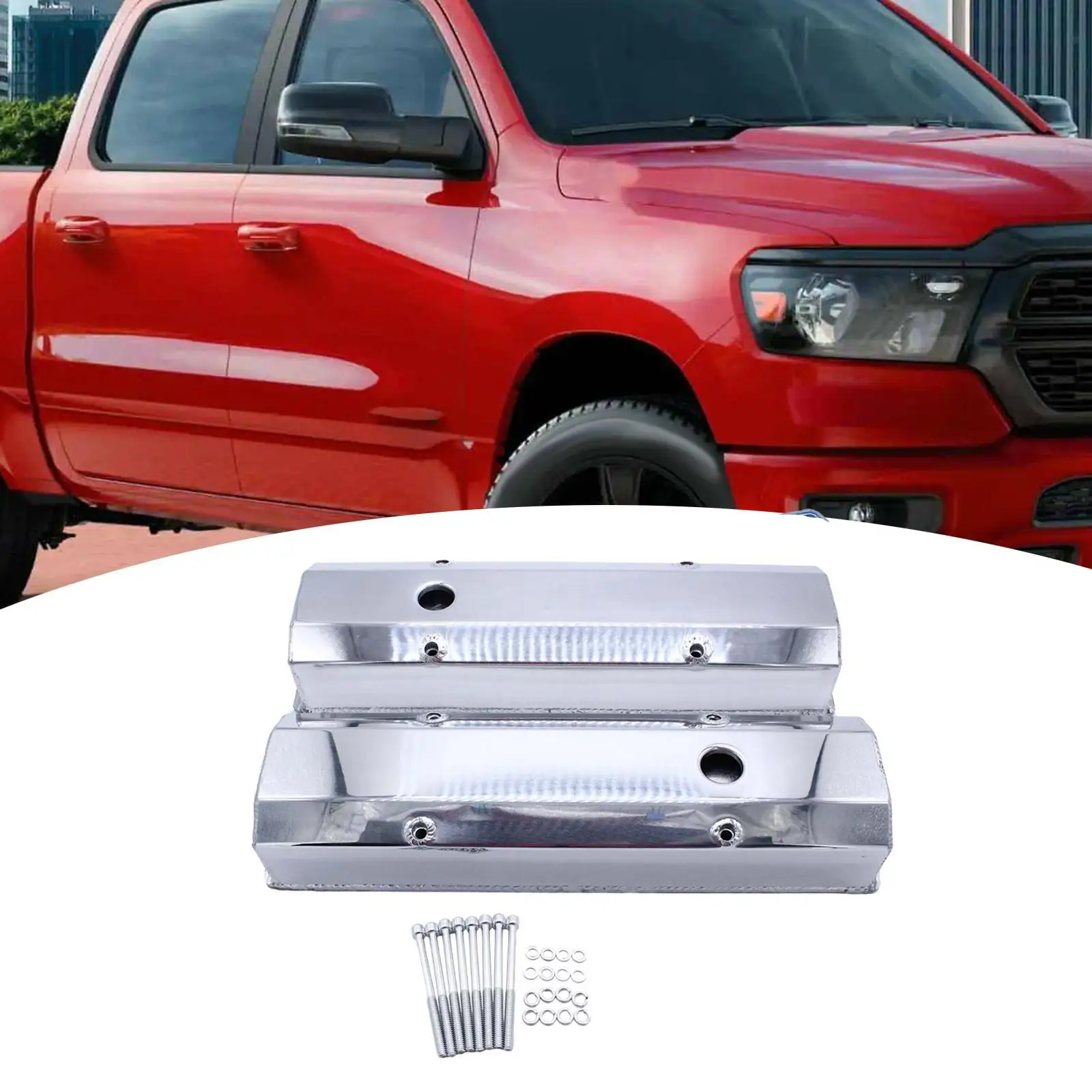 

2 шт., крышки клапанов двигателя, аксессуары, замена для Chevrolet Sbc 350 327