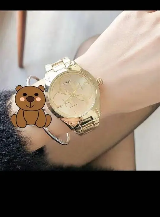 

High quality quartz steel strap watch luxury gift