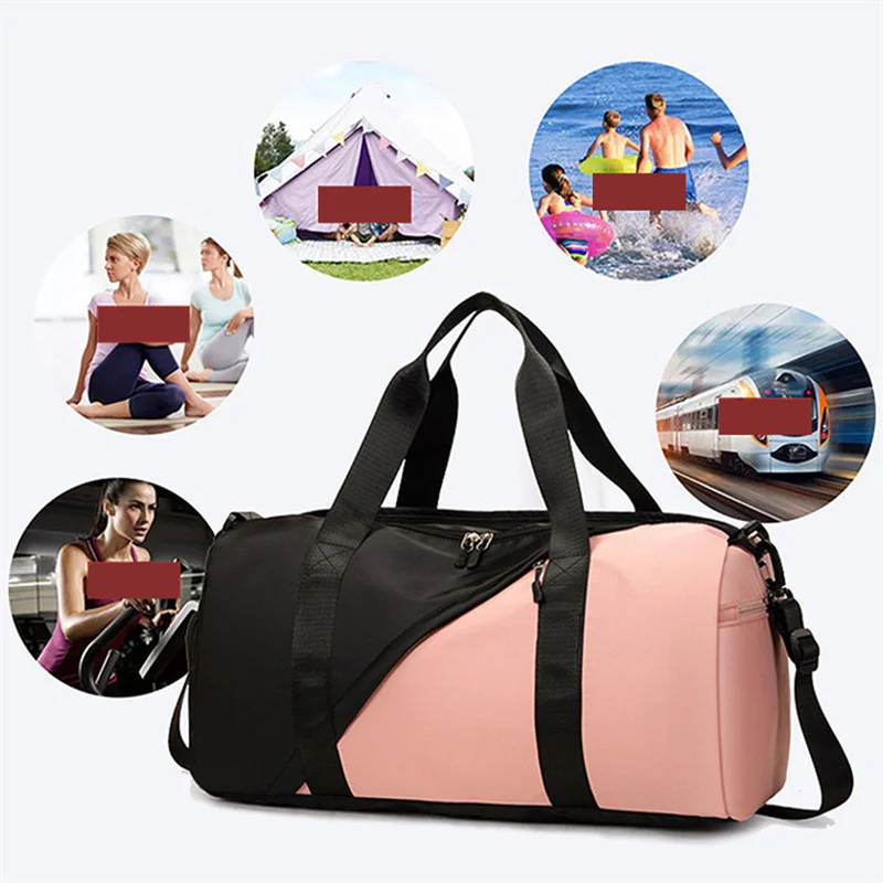 

Women Travel Bags Multifunction Men's Handbag Shoulder Crossbody Female Duffle Bag Casual Sports Fitness Yoga Bag Solid
