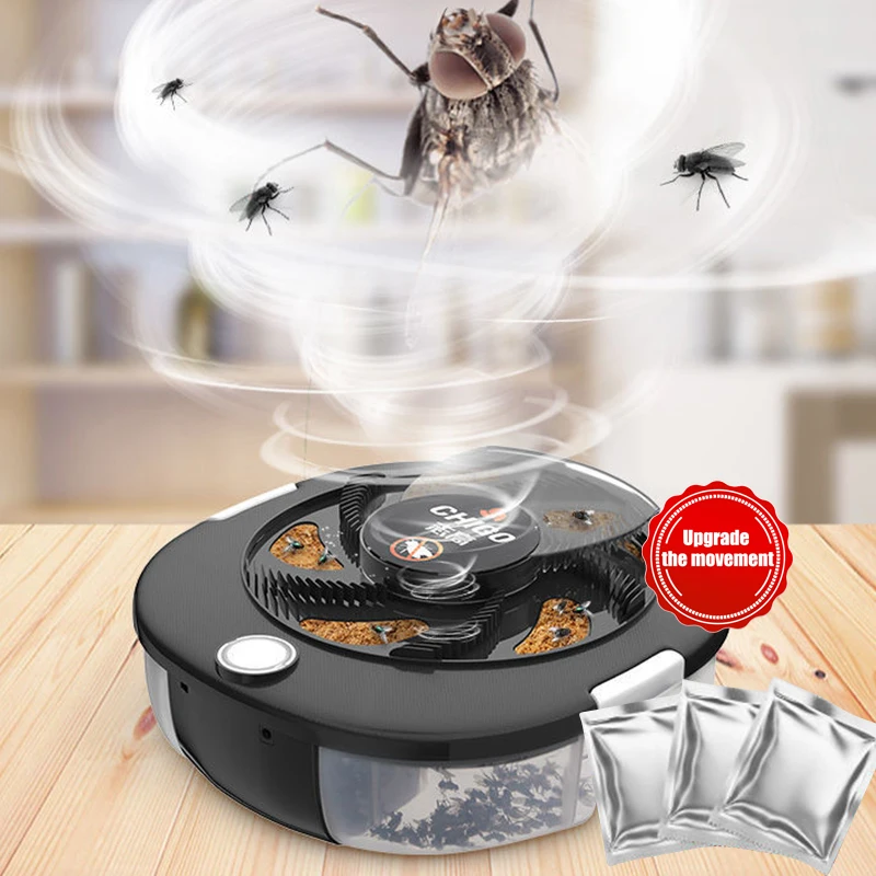 

Electric Killer Pest Reject Control Repeller USB Automatic Flycatcher Insect Traps Insect Pest Flytrap For Kitchen Home Garden