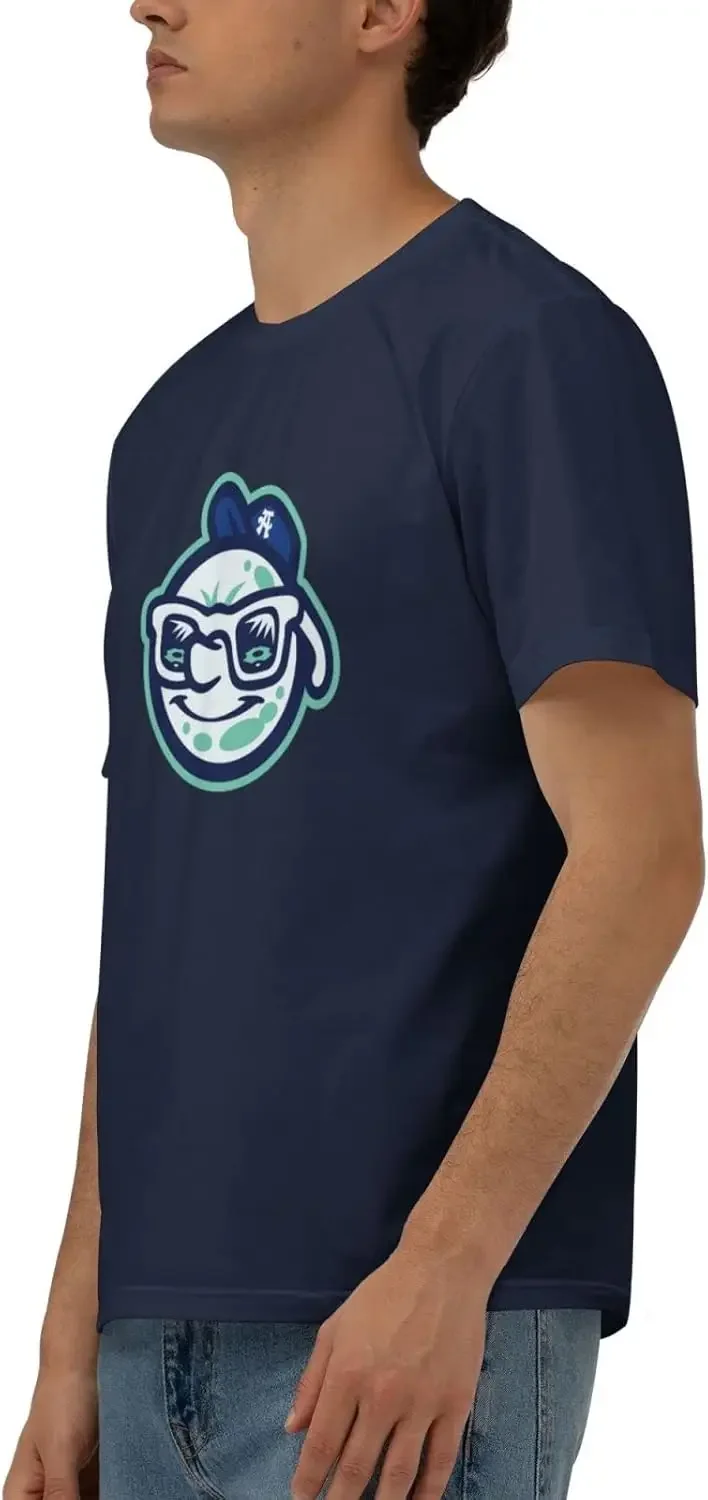 Мужская футболка Asheville Tourists с короткими рукавами из чесаного хлопка 170 г